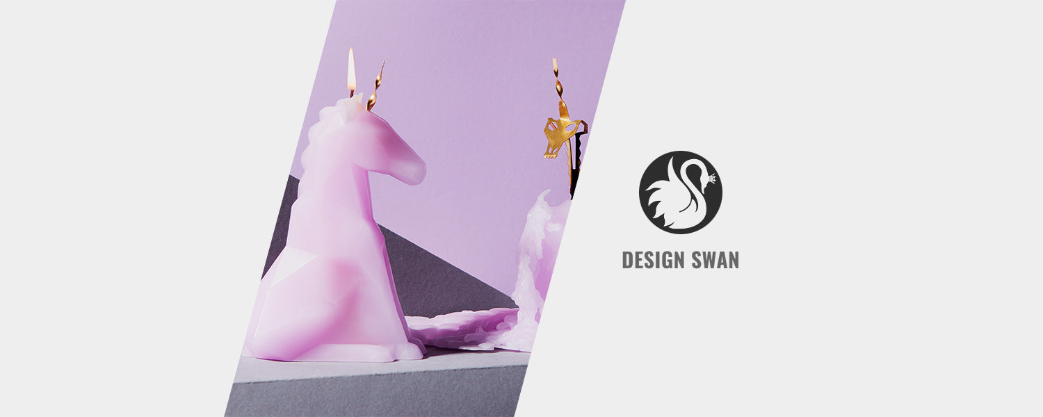 Our PyroPet Unicorn Candle Featured on DesignSwan.com!